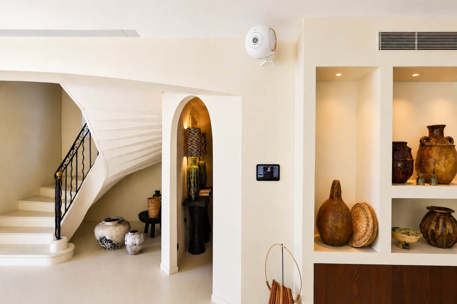 Devialet et Ipad Mural Villa Cassis